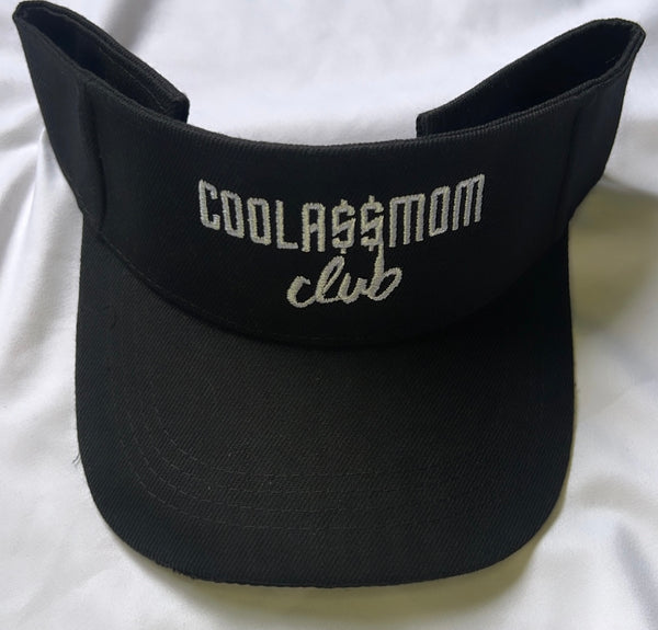Black/ white logo visor
